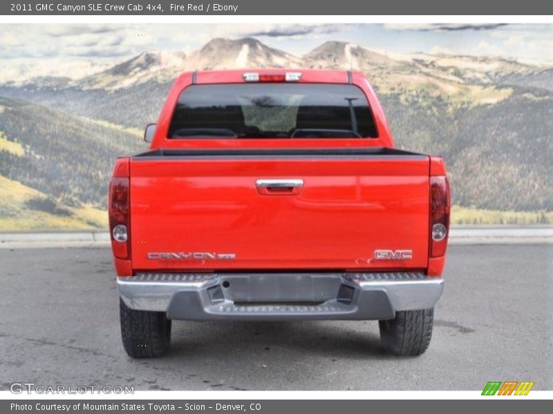 Fire Red / Ebony 2011 GMC Canyon SLE Crew Cab 4x4