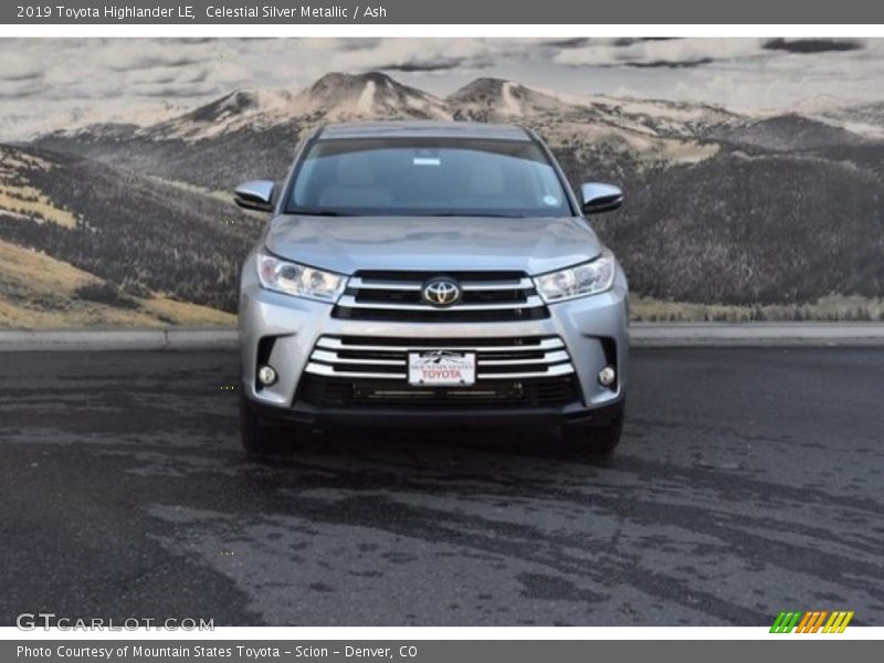 Celestial Silver Metallic / Ash 2019 Toyota Highlander LE