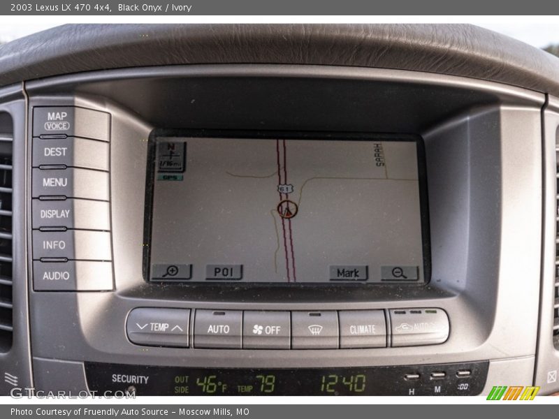 Black Onyx / Ivory 2003 Lexus LX 470 4x4