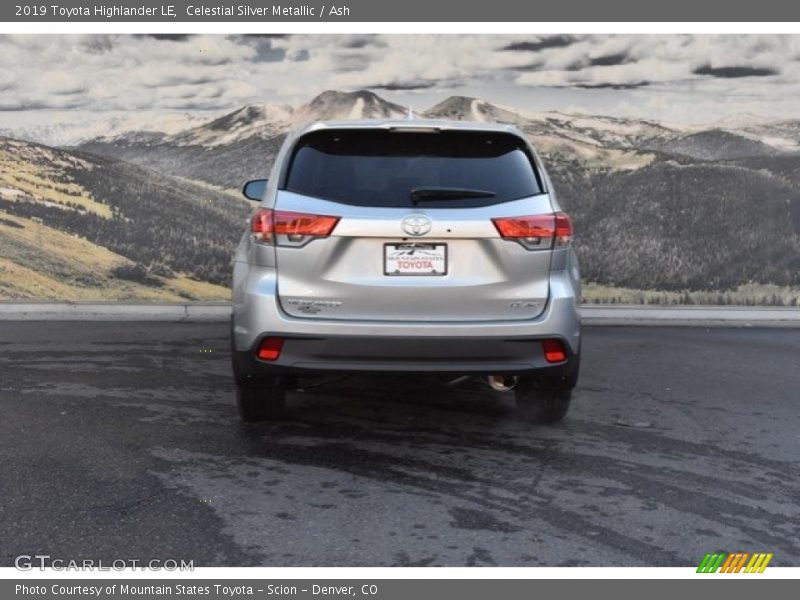 Celestial Silver Metallic / Ash 2019 Toyota Highlander LE