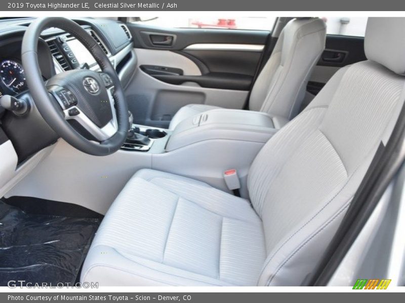 Celestial Silver Metallic / Ash 2019 Toyota Highlander LE