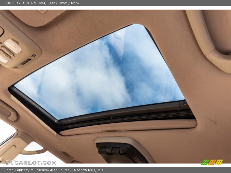 Black Onyx / Ivory 2003 Lexus LX 470 4x4