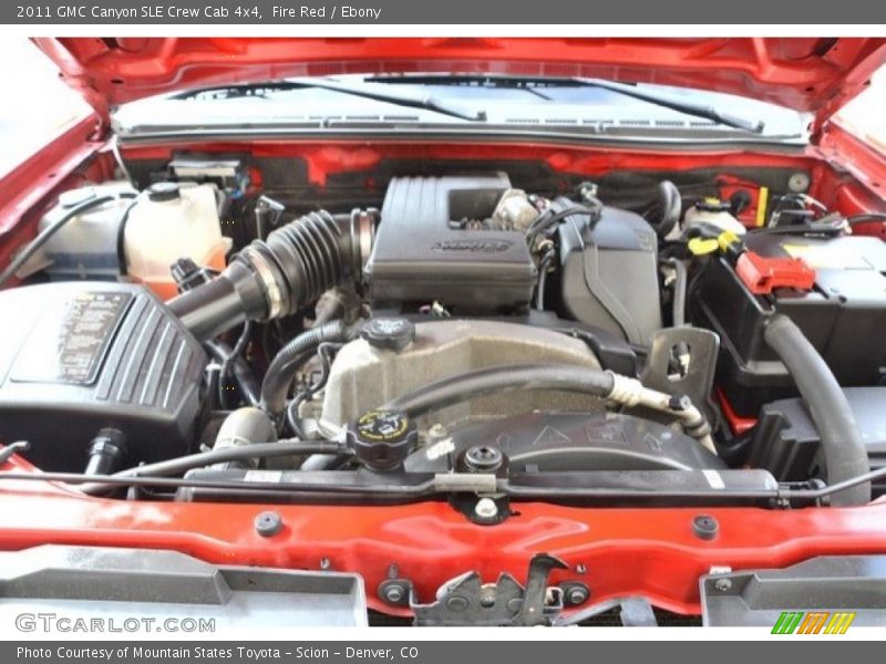 Fire Red / Ebony 2011 GMC Canyon SLE Crew Cab 4x4