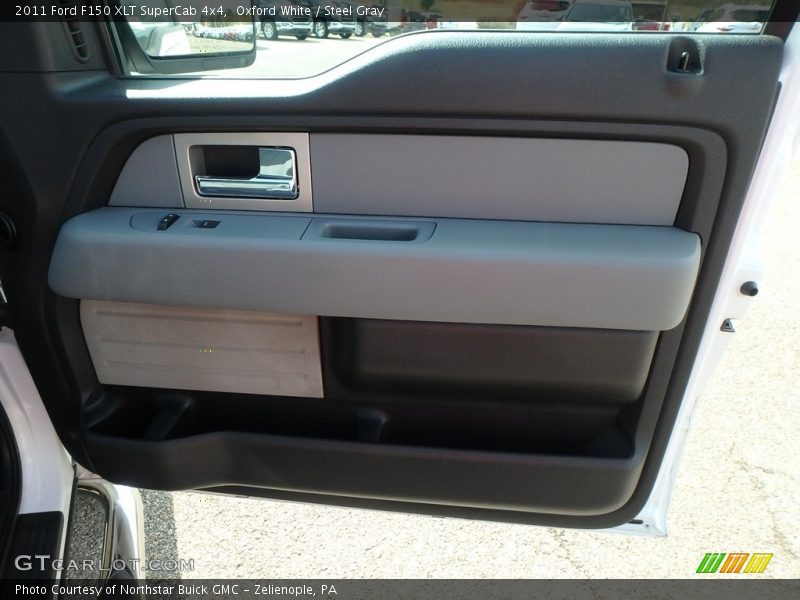 Oxford White / Steel Gray 2011 Ford F150 XLT SuperCab 4x4