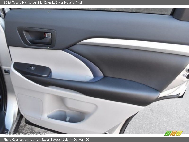 Celestial Silver Metallic / Ash 2019 Toyota Highlander LE