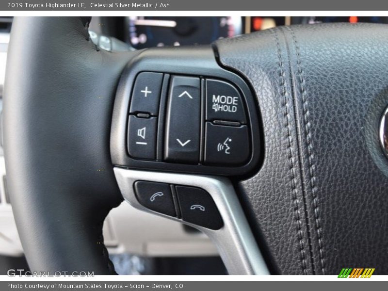 Celestial Silver Metallic / Ash 2019 Toyota Highlander LE