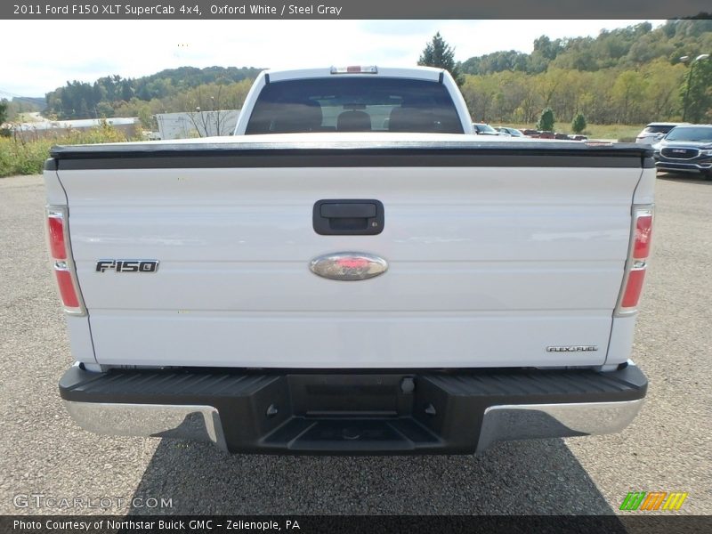 Oxford White / Steel Gray 2011 Ford F150 XLT SuperCab 4x4