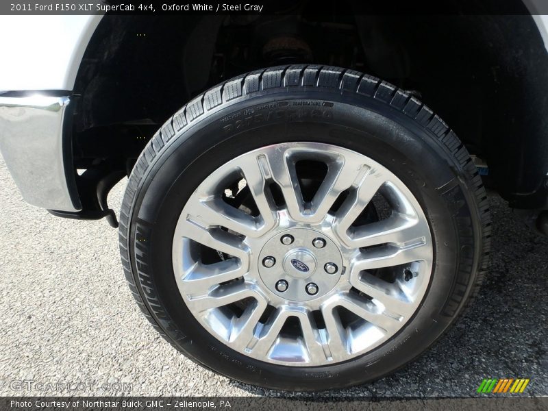 Oxford White / Steel Gray 2011 Ford F150 XLT SuperCab 4x4