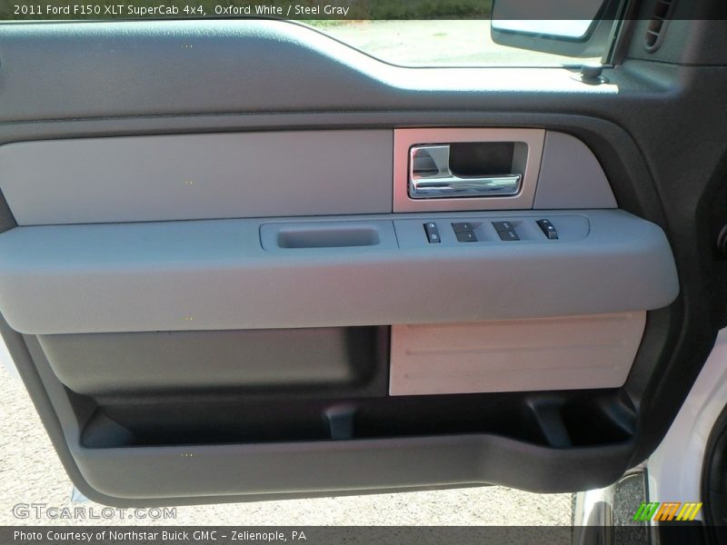 Oxford White / Steel Gray 2011 Ford F150 XLT SuperCab 4x4