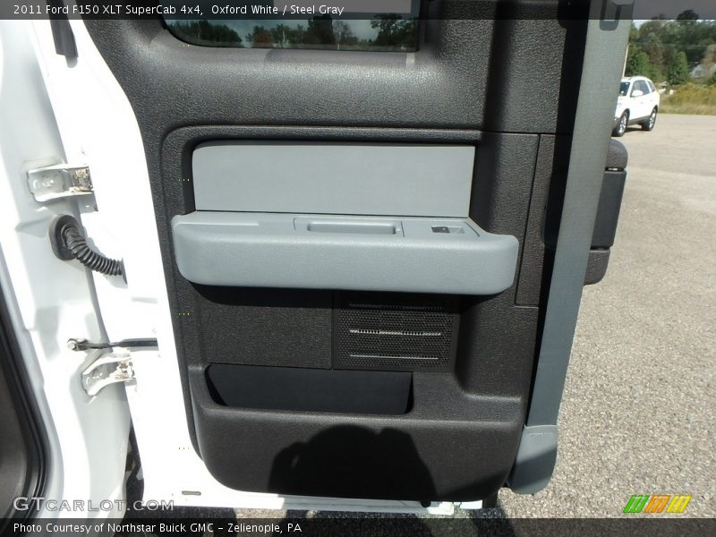 Oxford White / Steel Gray 2011 Ford F150 XLT SuperCab 4x4