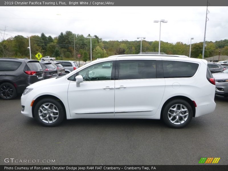 Bright White / Cognac/Alloy 2019 Chrysler Pacifica Touring L Plus