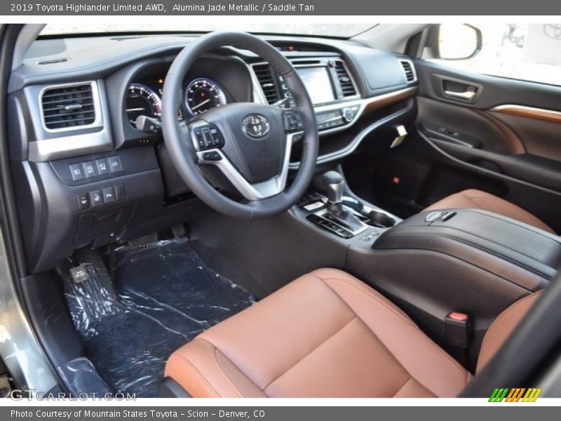  2019 Highlander Limited AWD Saddle Tan Interior