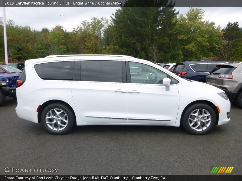 Bright White / Cognac/Alloy 2019 Chrysler Pacifica Touring L Plus