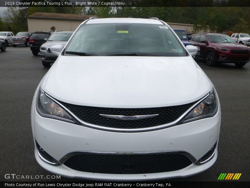 Bright White / Cognac/Alloy 2019 Chrysler Pacifica Touring L Plus