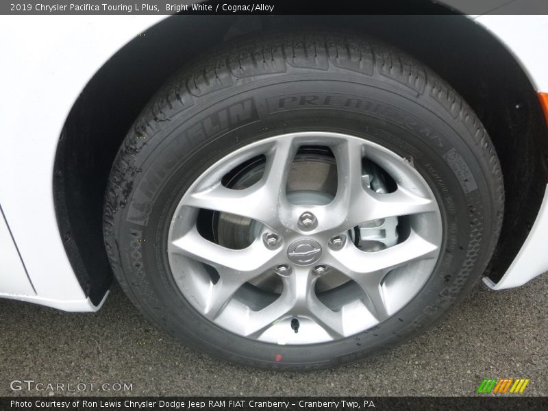 Bright White / Cognac/Alloy 2019 Chrysler Pacifica Touring L Plus