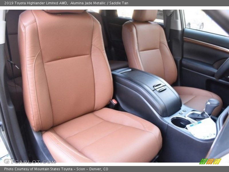 Front Seat of 2019 Highlander Limited AWD