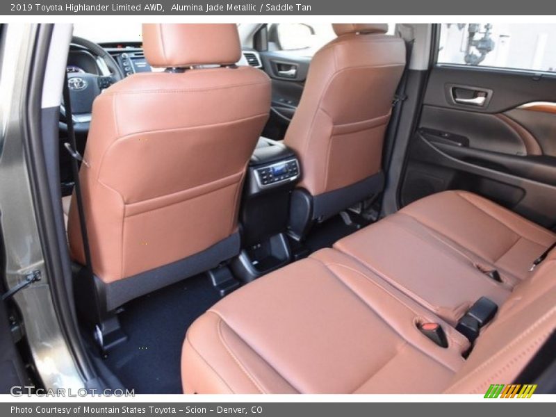 Rear Seat of 2019 Highlander Limited AWD