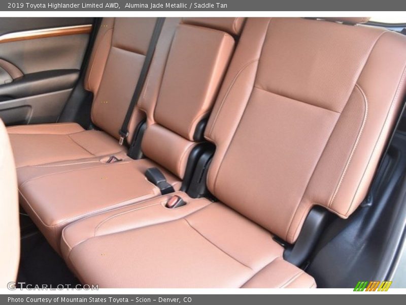 Rear Seat of 2019 Highlander Limited AWD
