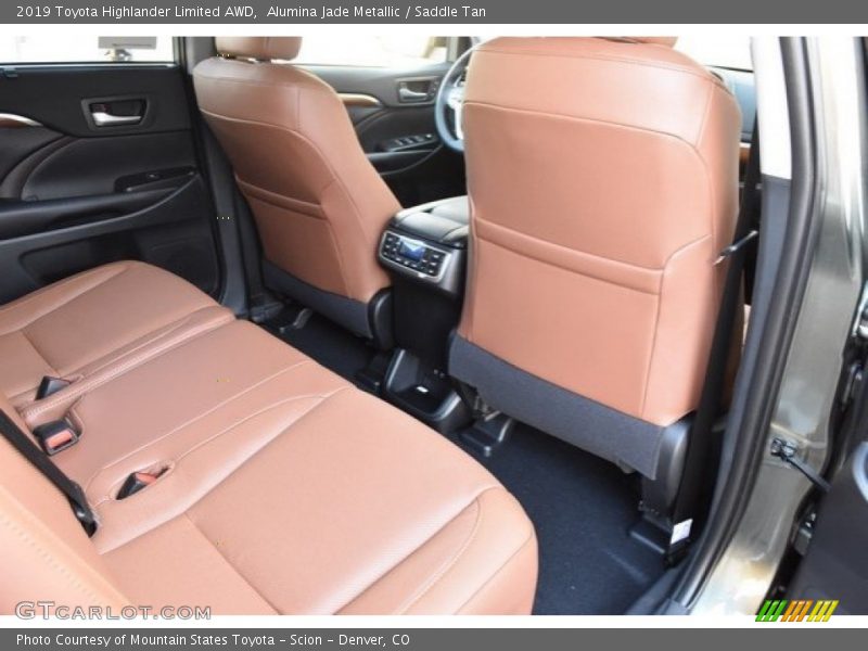 Rear Seat of 2019 Highlander Limited AWD