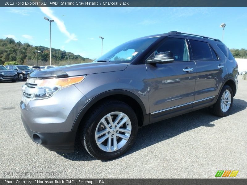 Sterling Gray Metallic / Charcoal Black 2013 Ford Explorer XLT 4WD