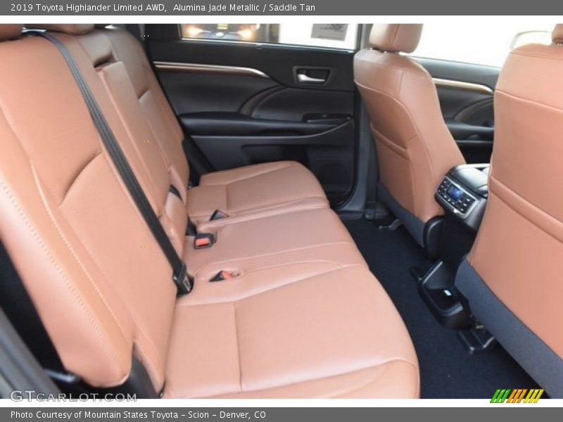 Alumina Jade Metallic / Saddle Tan 2019 Toyota Highlander Limited AWD