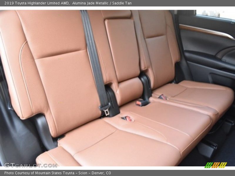 Rear Seat of 2019 Highlander Limited AWD