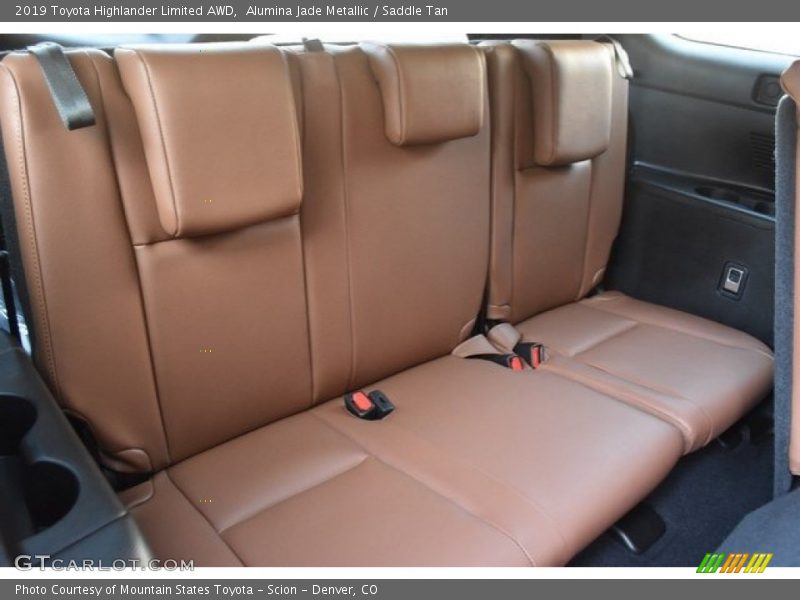 Rear Seat of 2019 Highlander Limited AWD