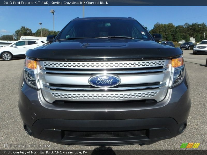 Sterling Gray Metallic / Charcoal Black 2013 Ford Explorer XLT 4WD