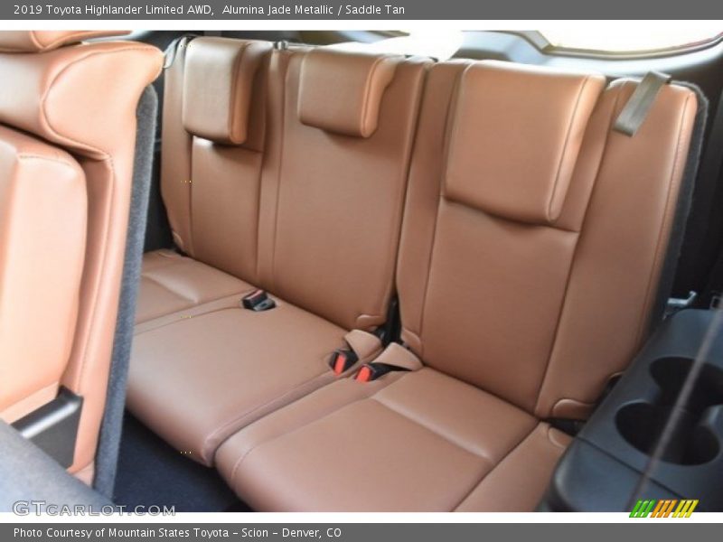 Rear Seat of 2019 Highlander Limited AWD