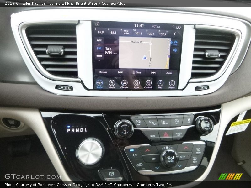 Bright White / Cognac/Alloy 2019 Chrysler Pacifica Touring L Plus