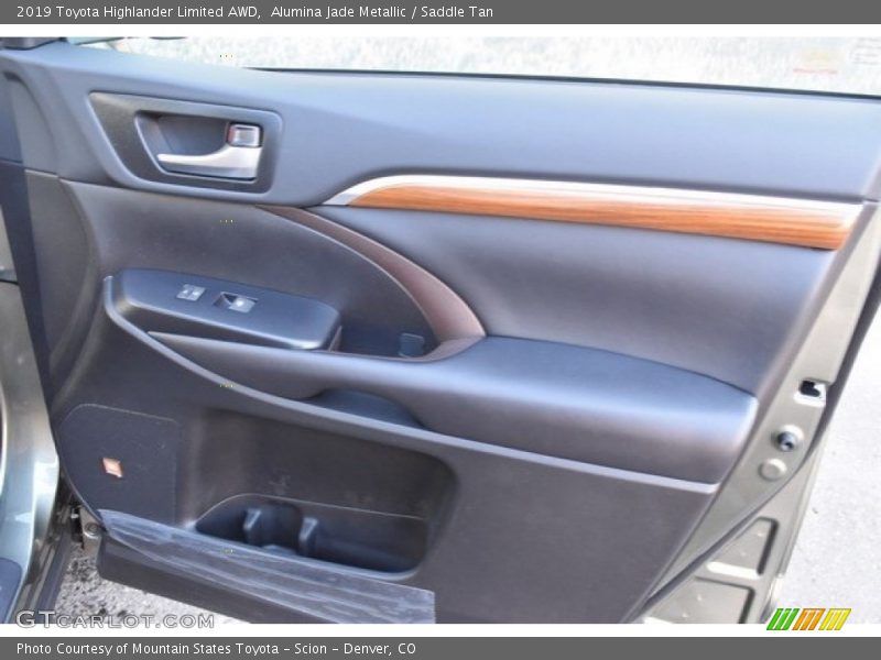 Door Panel of 2019 Highlander Limited AWD