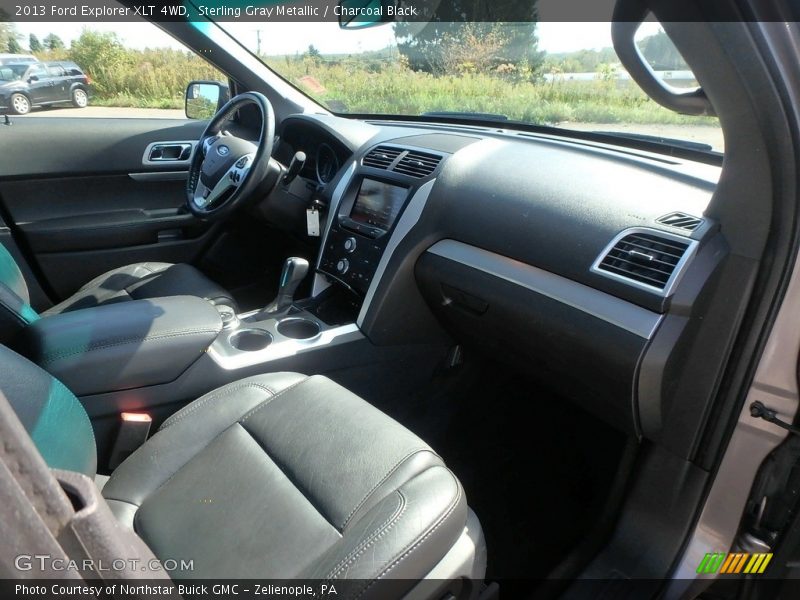 Sterling Gray Metallic / Charcoal Black 2013 Ford Explorer XLT 4WD