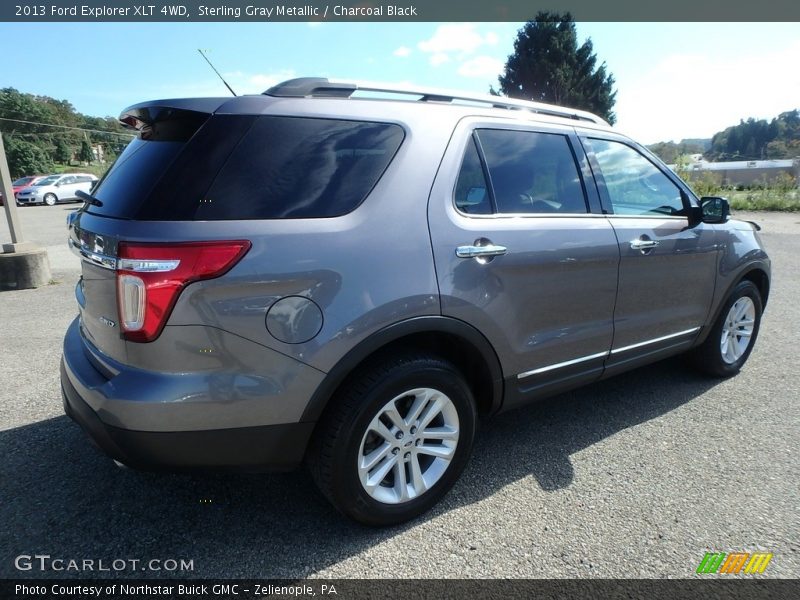 Sterling Gray Metallic / Charcoal Black 2013 Ford Explorer XLT 4WD