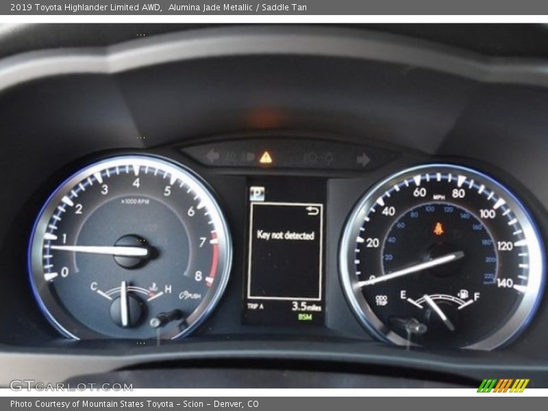  2019 Highlander Limited AWD Limited AWD Gauges