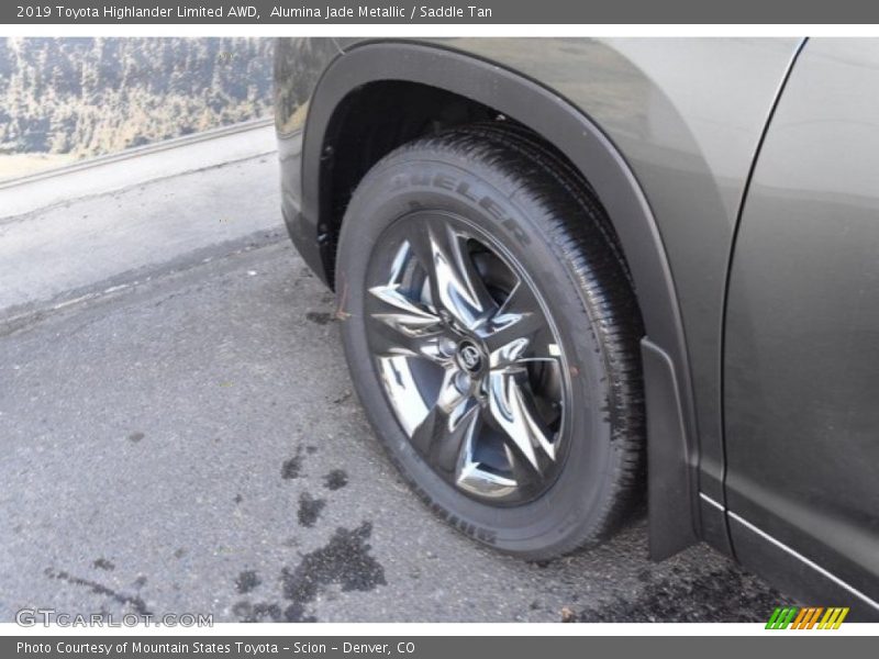 Alumina Jade Metallic / Saddle Tan 2019 Toyota Highlander Limited AWD