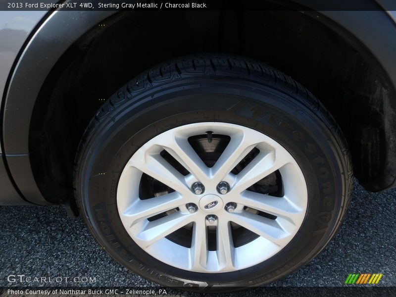 Sterling Gray Metallic / Charcoal Black 2013 Ford Explorer XLT 4WD