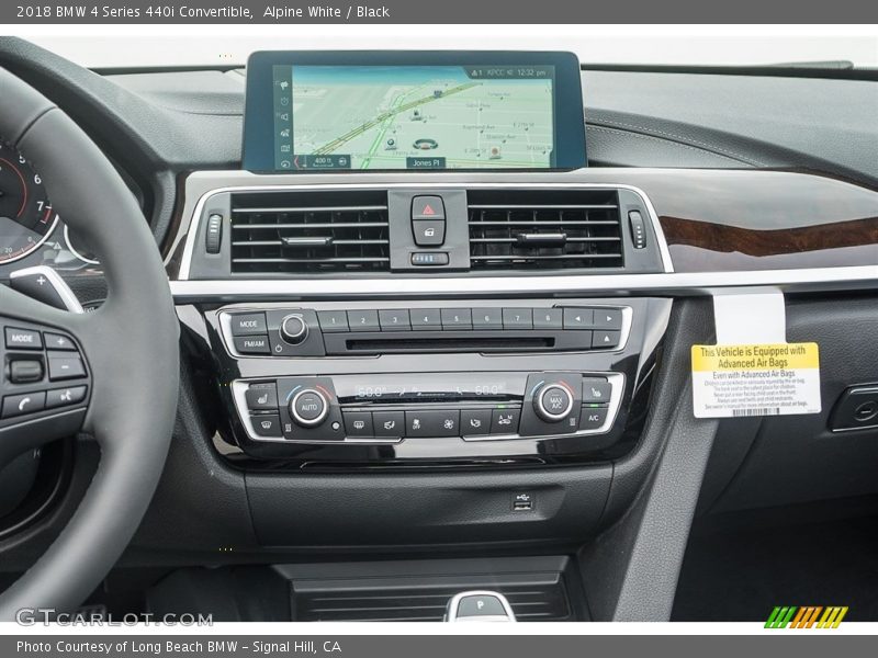 Controls of 2018 4 Series 440i Convertible