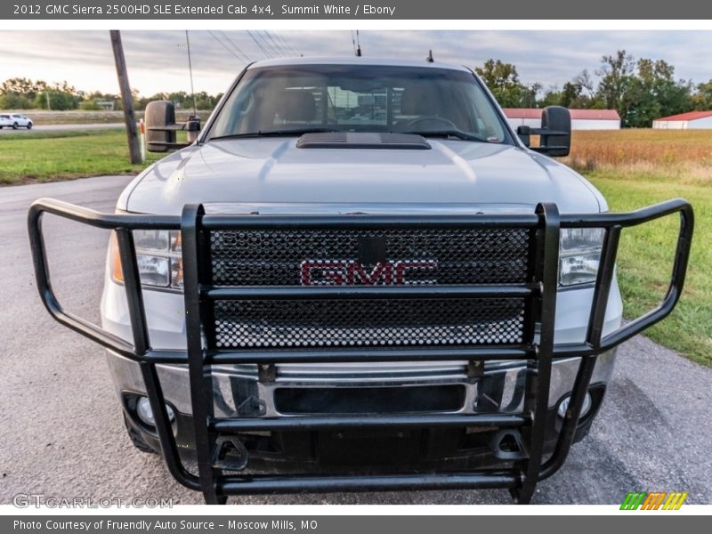 Summit White / Ebony 2012 GMC Sierra 2500HD SLE Extended Cab 4x4