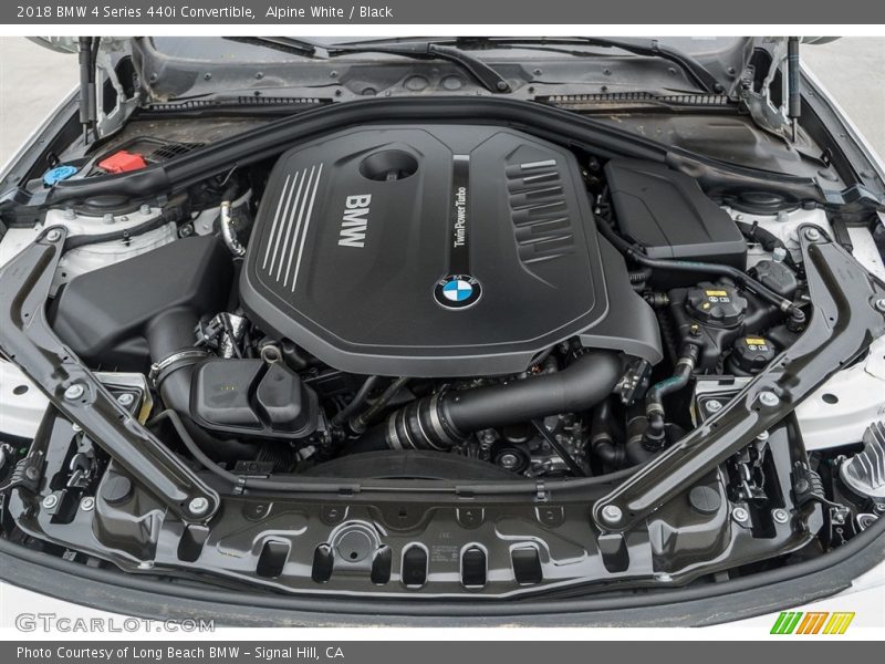  2018 4 Series 440i Convertible Engine - 3.0 Liter DI TwinPower Turbocharged DOHC 24-Valve VVT Inline 6 Cylinder