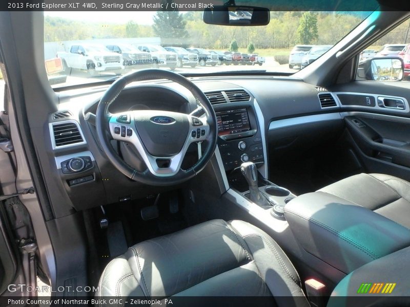 Sterling Gray Metallic / Charcoal Black 2013 Ford Explorer XLT 4WD