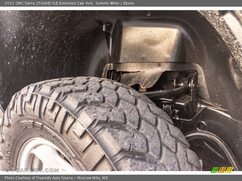 Summit White / Ebony 2012 GMC Sierra 2500HD SLE Extended Cab 4x4