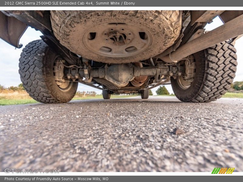 Summit White / Ebony 2012 GMC Sierra 2500HD SLE Extended Cab 4x4