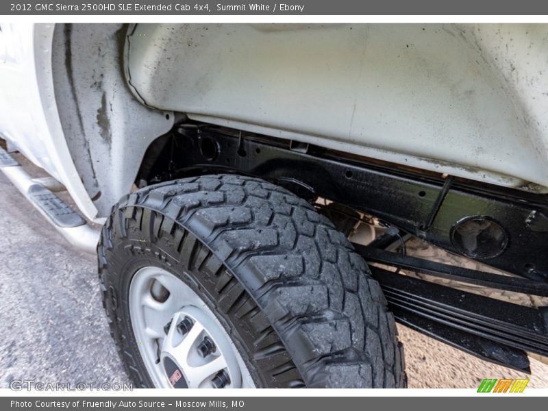 Summit White / Ebony 2012 GMC Sierra 2500HD SLE Extended Cab 4x4