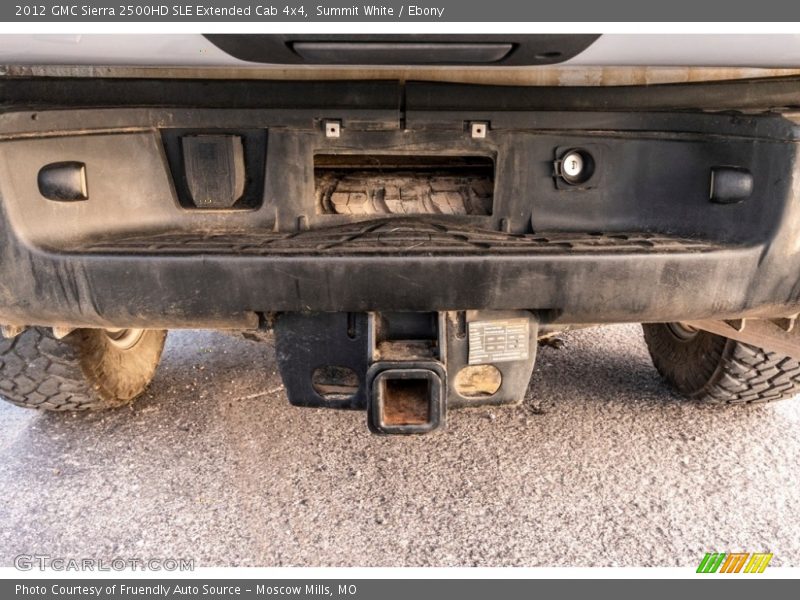 Summit White / Ebony 2012 GMC Sierra 2500HD SLE Extended Cab 4x4