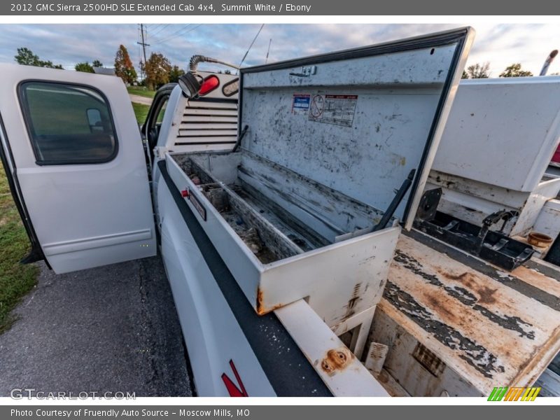 Summit White / Ebony 2012 GMC Sierra 2500HD SLE Extended Cab 4x4