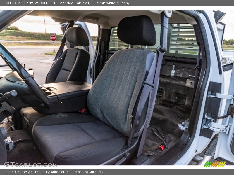 Summit White / Ebony 2012 GMC Sierra 2500HD SLE Extended Cab 4x4