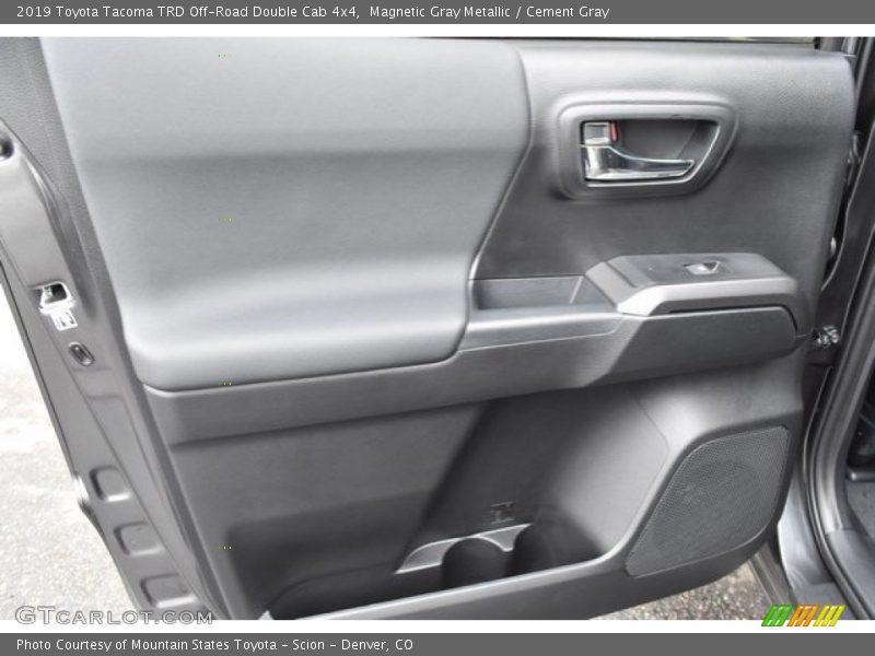 Magnetic Gray Metallic / Cement Gray 2019 Toyota Tacoma TRD Off-Road Double Cab 4x4
