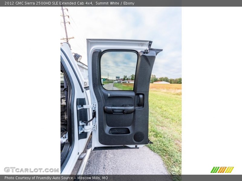 Summit White / Ebony 2012 GMC Sierra 2500HD SLE Extended Cab 4x4