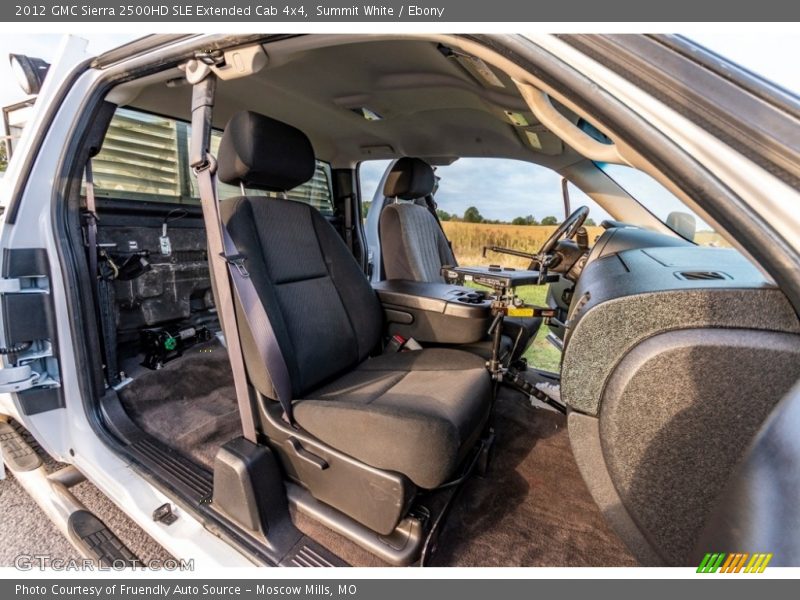 Summit White / Ebony 2012 GMC Sierra 2500HD SLE Extended Cab 4x4