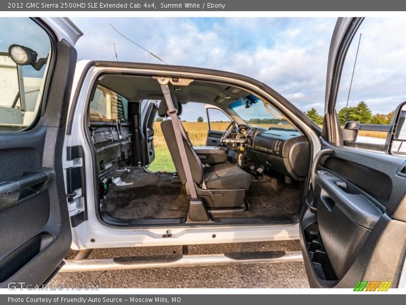 Summit White / Ebony 2012 GMC Sierra 2500HD SLE Extended Cab 4x4